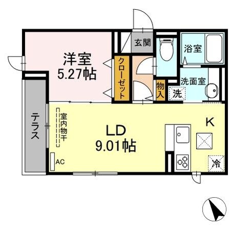 アンジュール練馬の物件間取画像